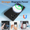 For Samsung Galaxy S25 Ultra 5G Shockproof Silicone Magsafe Phone Case(Black)