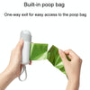 LED Dog Pooper Scooper & Bag Dispenser (White)
