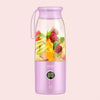 Vitamer USB Mini Portable Juicer Juice Blender Lemon Fruit Squeezers Reamers Bottle (Pink)