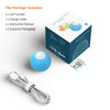 Self-Rolling Luminous Cat Toy Ball 5cm, Yellow, USB Rechargeable