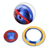 Car Engine Start Key Push Button Ring Trim Metal Sticker Decoration for Land Rover/Jaguar (Red)