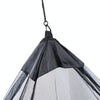 Polyester Mesh Tent Outdoor Camping Single Perspective Anti-Mosquito Net(Army Green)