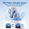 JOYROOM SA29-AL3 3A USB to 8 Pin Liquid Silicone Fast Charging Data Cable, Length: 1.2m(Purple)