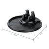 Car Dashboard Navigation Phone Holder Multifunctional Non-Slip Storage Bracket(Black)