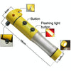 4 in 1 Multi Function Flashlight Alarm Emergency Hammer LED Flash Light For Auto-used(Yellow)