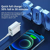 REMAX RP-U68 Speedy Series 20W USB+USB-C/Type-C Interface Fast Charger, Specification:EU Plug(White)