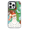 For iPhone 12 Pro Christmas Series PC Full Coverage Pattern Phone Case(CK061 Black)