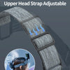 TELESIN Head Strap Double Mount Skidproof Multiangle Adjustment for Action Camera Accessories