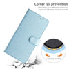 For Samsung Galaxy A06 4G Silk Texture Horizontal Flip Leather Phone Case(Light Blue)