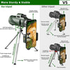 40X60 Outdoor Night Vision High Power HD Monocular (Standard+Universal Clip+Tripod)