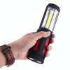 PR5W-1 5W COB+1W F8 IP43 Waterproof White Light LED Torch Work Light , 400 LM Multi-function USB Charging Portable Emergency Work Stand Light with Magnetic & 360 Degrees Swivel Hook(Red)