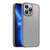 For iPhone 13 Pro Max Nano Semi-transparent Frosted Skin Feel Phone Case(Titanium Gray)