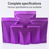 100 PCS/Set Matte Aluminum Foil Snack Stand-up Pouch, Size:18x26+4cm(Pink)