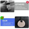 2pcs Concealed Car Seatback Leather Storage Hooks(Pink)