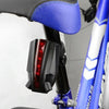 Bicycle Taillights 2 Laser Beams +5 Superbright Red LED Indicators with Safety Warning Bicycle Logo