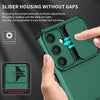 For Samsung Galaxy S24 FE 5G Stereoscopic Holder Sliding Camshield Phone Case(Green)