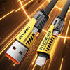 awei CL-226 65W USB/Type-C to 8 Pin/Type-C 4 in 1 Fast Charging Data Cable, Length: 1m(Black + Yellow)