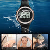 SYNOKE 9108 Student Silicone Strap Electronic Watch(Black)