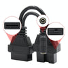 12Pin to 16Pin Car OBD2 Conversion Cable OBDII Diagnostic Adapter Cable for Mitsubishi