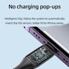 USAMS US-SJ595 Jelly Series USB to 8 Pin Two-Color Data Cable, Cable Length: 1m(Black)