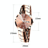 FNGEEN 5808 Women Fashion Steel Strap Quartz Watch Couple Watch(Black Steel Black Surface)