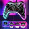 S03 Glare Transparent Wired Gamepad for Nintendo Switch/Sony PS/Computer(White)
