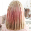 Female Gradient Highlighting Lifelike Chemical Fiber Headgear Wigs(White Tea Color 39CM)