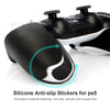 For Sony PS5 CH-PS5-001 Game Handle Anti-slip Protective Sticker(Black)