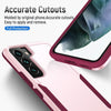 For Samsung Galaxy S22 5G Pioneer Armor Heavy Duty PC + TPU Phone Case(Pink)