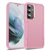 For Samsung Galaxy S25+ 5G TPU + PC Shockproof Protective Phone Case(Pink)