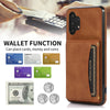 For Samsung Galaxy A32 5G Three-fold Leather Phone Case with Card Slot & Wallet & Holder(Brown)