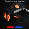 Bicycle Flowing Warning Tail Light Mountain Bike Night Riding Safety Indicator Light(Yellow Light)