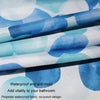 80x180cm Home Thickened Waterproof Shower Curtain Polyester Fabric Bathroom Curtain(Blue Petal)