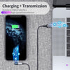 FXCL-WY0G 2.4A USB to 8 Pin 180 Degree Rotating Elbow Charging Cable, Length:1.2m(Grey)