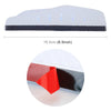 1 Pair 3R-2156 Universal Car Rearview Mirror Rain Blades Mirror Eyebrow Rain Cover (Transparent)