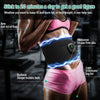 Intelligent EMS Fitness Belt Lazy Fat Dumping Belt Indoor Massage Training Abdominal Fitness Machine(Black)