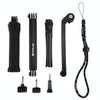 PULUZ 3-Way Grip Foldable Tripod Selfie-stick Extension Monopod for GoPro, Insta360 ONE R, DJI Osmo Action and Other Action Cameras, Length: 20-58cm