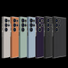 For Samsung Galaxy S25 Ultra 5G GKK Skin-feeling Leather Curved Phone Case(Carbon Fiber)
