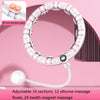 Slimming Massage Smart Counting Weight-Bearing Fat Loss Fitness Circles, Specification: 10 Knots (Peach Pink)