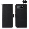 For Asus ROG Phone 7 Crazy Horse Top Layer Cowhide Leather Phone Case(Black)