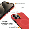 For iPhone 12 Pro Shockproof MagSafe Armor PC Hybrid TPU Phone Case(Red+Black)