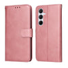 For Samsung Galaxy A56 5G Classic Calf Texture Flip Leather Phone Case(Rose Gold)