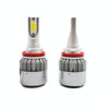 2pcs H8/H11 18W 1800LM 6000K Waterproof IP68 Car Auto LED Headlight with 2 COB LED Lamps, DC 9-36V(White Light)