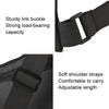 Anti-theft Fit Triangle Bag Leisure Leather Film Crossbody Chest Bag(Grey)