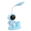 T509 Astronaut Pen Holder Desk Lamp with Pencil Sharpener Function(Blue)