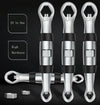 23 In 1 Double Head Self-Tightening Universal Opening Multi-Purpose Torx Wrench(Silver)