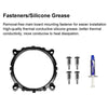COOLMOON Frost Double Copper Tube CPU Fan Desktop PC Illuminated Silent AMD Air-Cooled Cooler, Style: P2 Streamline Edition Single Fan