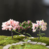 5pcs Micro Landscape Ornaments Simulated Christmas Trees Succulent Accessories Materials, Style: Golden Tree