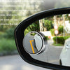 1pair Reversing Mirror Small Round Mirror HD Large View Suction Cup Blind Spot Mirror(Silver)