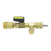 32pcs / Set T6 Air Conditioning Valve Core Remover Installer Tool with Dual Size SAE 1/4 and 5/16 Ports(Gold)